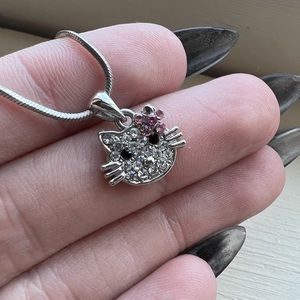 Hello Kitty Rhinestone Girl’s Necklace